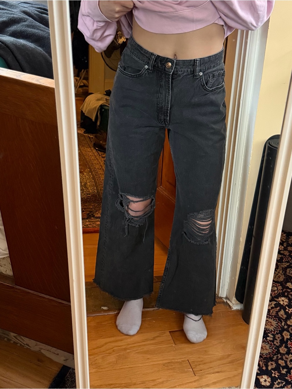 H&M Wide-Leg Jeans